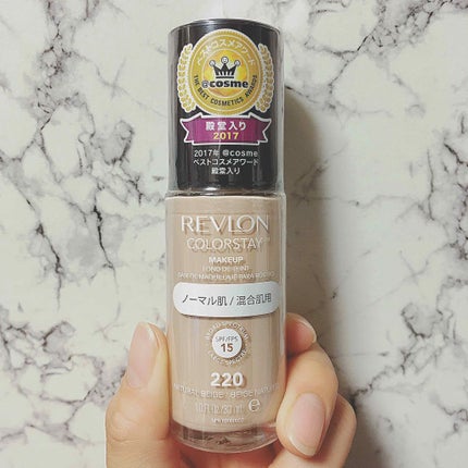 カラーステイ メイクアップ/REVLON/リキッドファンデーションを使ったクチコミ(1枚目)