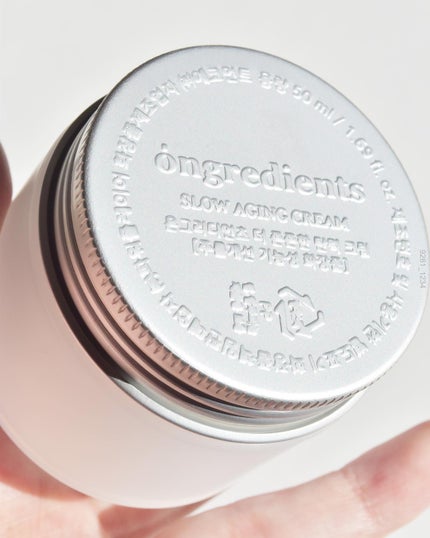 Slow Aging Cream /Ongredients/フェイスクリームを使ったクチコミ(5枚目)