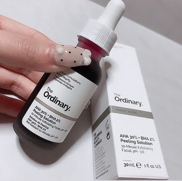 AHA 30% + BHA 2% Peeling Solution/The Ordinary/ピーリングを使ったクチコミ（1枚目）