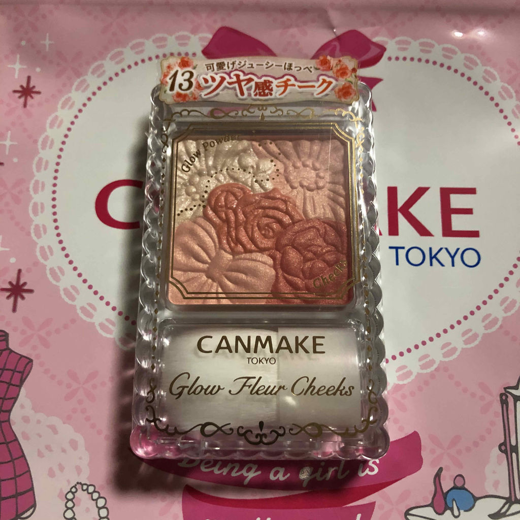 グロウフルールチークス/キャンメイク/パウダーチークを使ったクチコミ（1枚目）