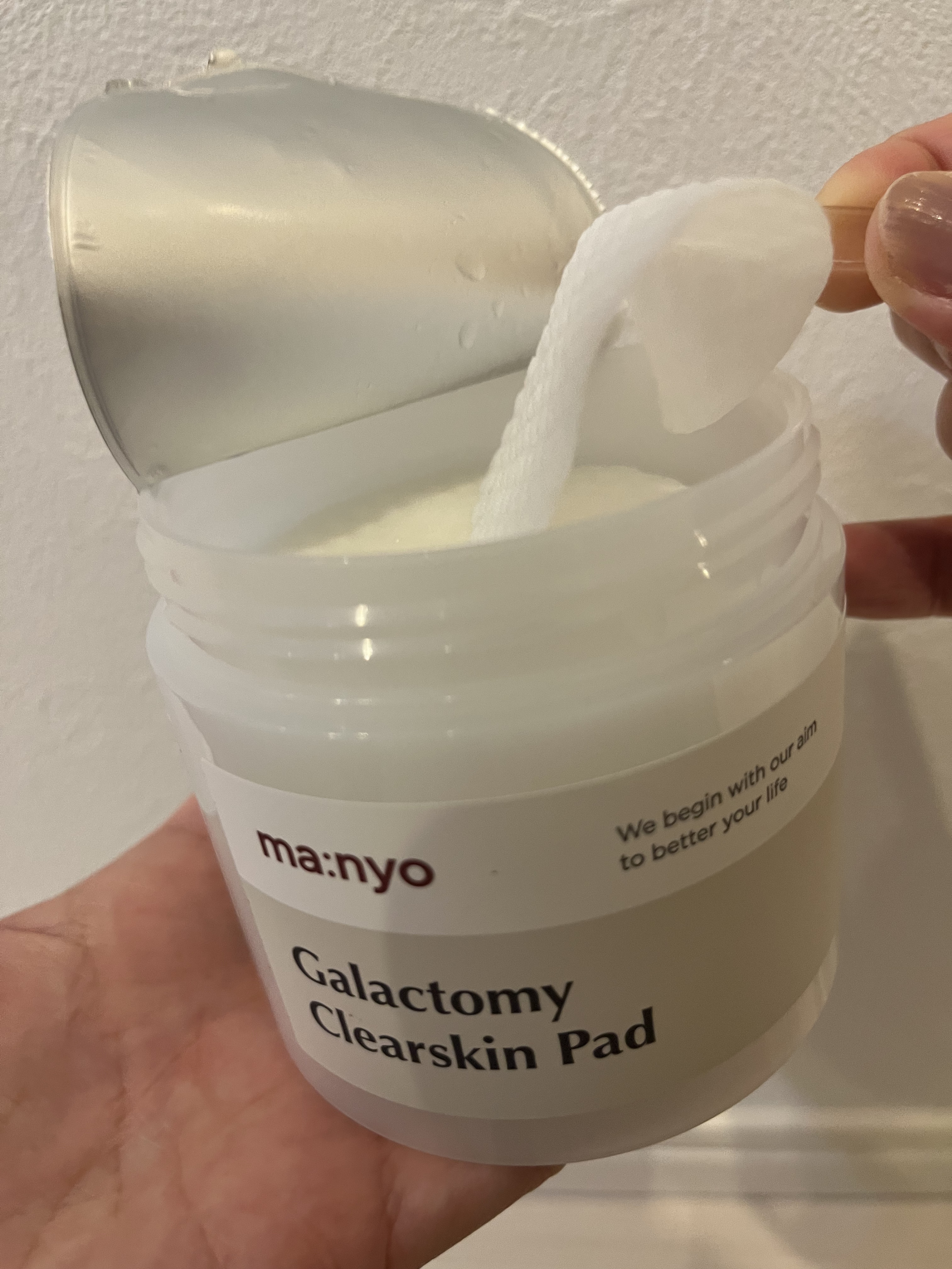ガラクトミークリアスキンパッド/manyo/トナーパッドを使ったクチコミ（3枚目）