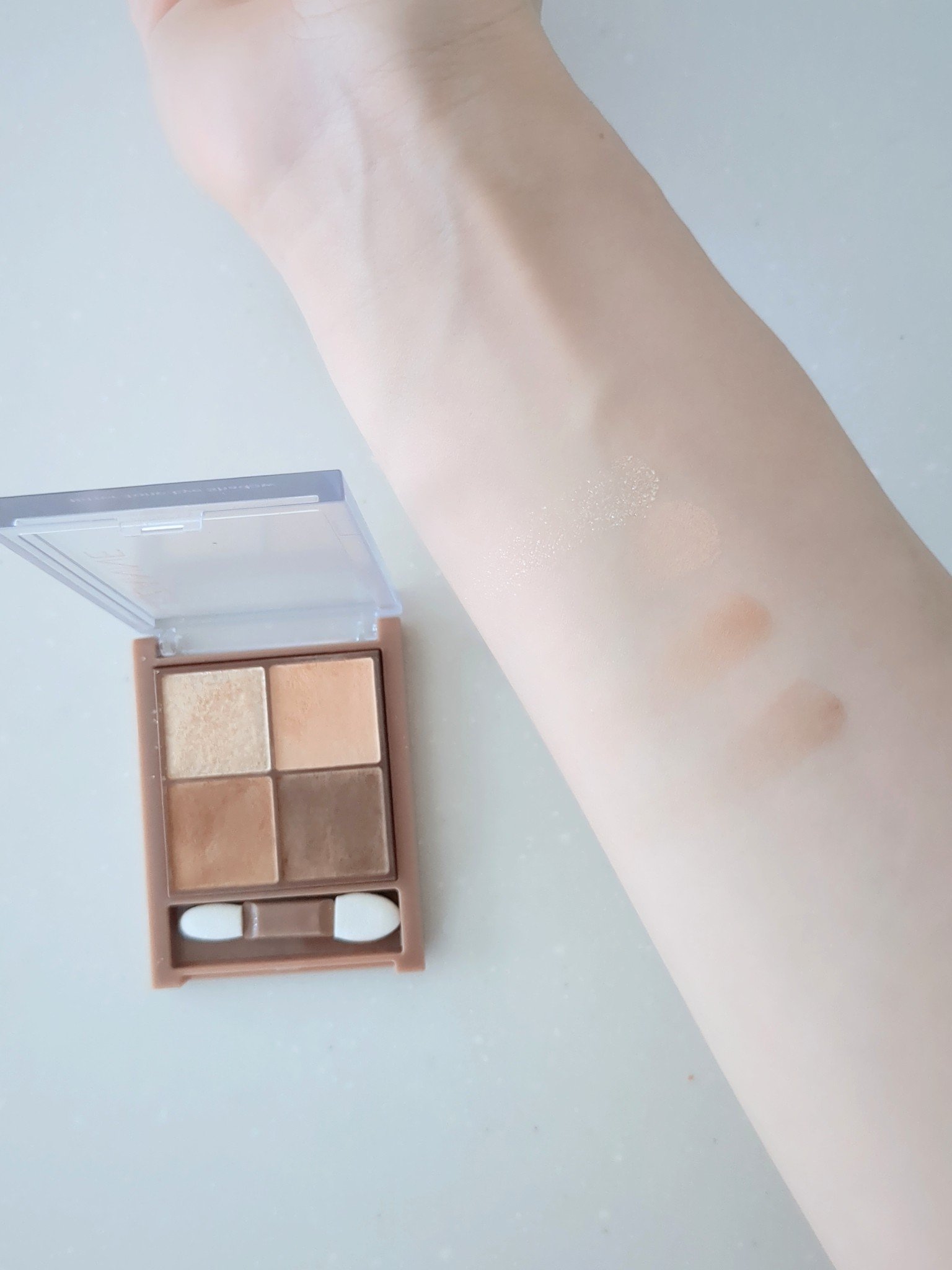 ビタートーンアイシャドウ 03 ビスケットブラウン/CEZANNE/パウダーアイシャドウを使ったクチコミ（3枚目）