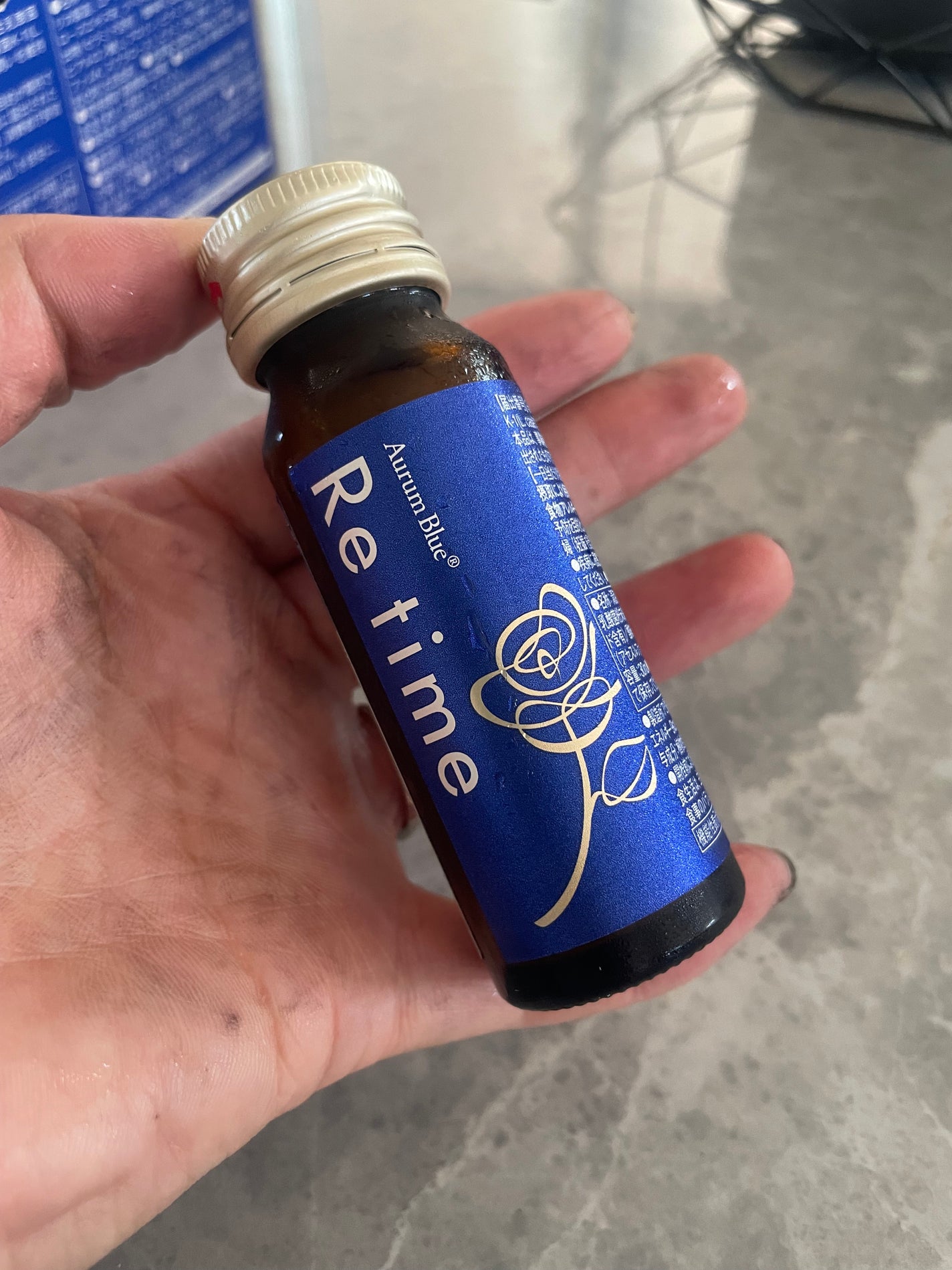 Re time ブルーローズドリンク/オーラムブルー/美容ドリンクを使ったクチコミ(4枚目)