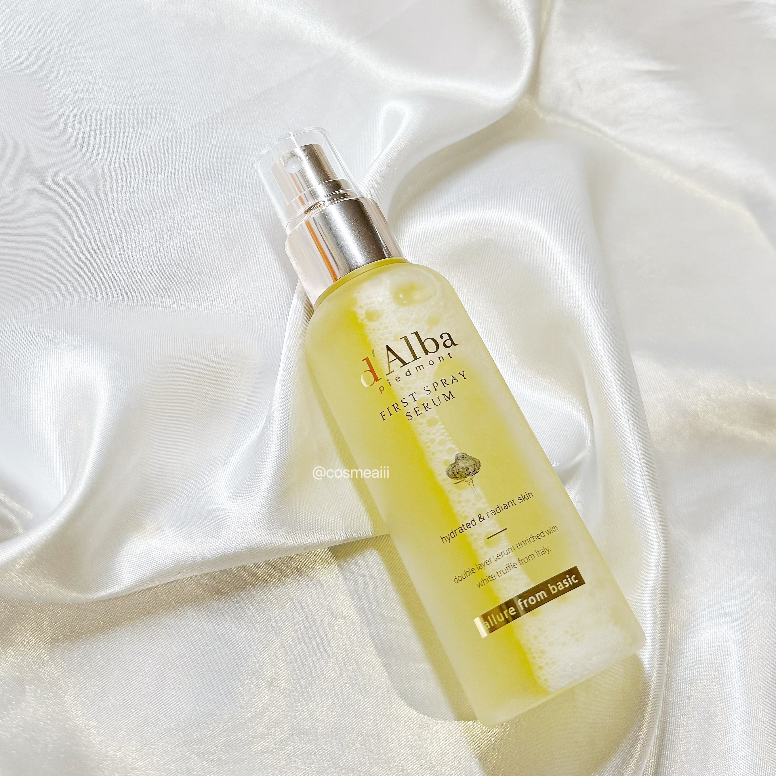 ダルバ ホワイトトリュフファーストスプレーセラム/ダルバ/ミスト状化粧水を使ったクチコミ（3枚目）