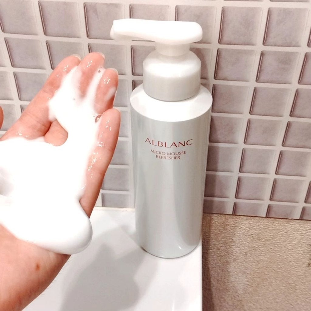マイクロムース リフレッシャー/ALBLANC/泡洗顔を使ったクチコミ(4枚目)