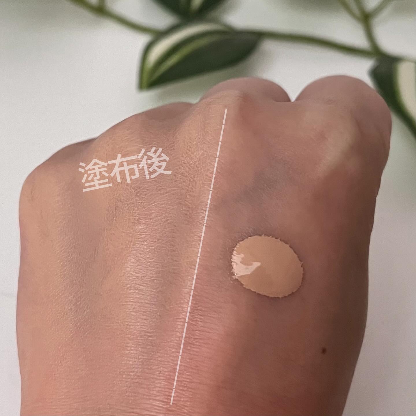 潤浸保湿 色づくベースミルク  ベージュ01 明るい肌色/キュレル/日焼け止めミルクを使ったクチコミ（3枚目）