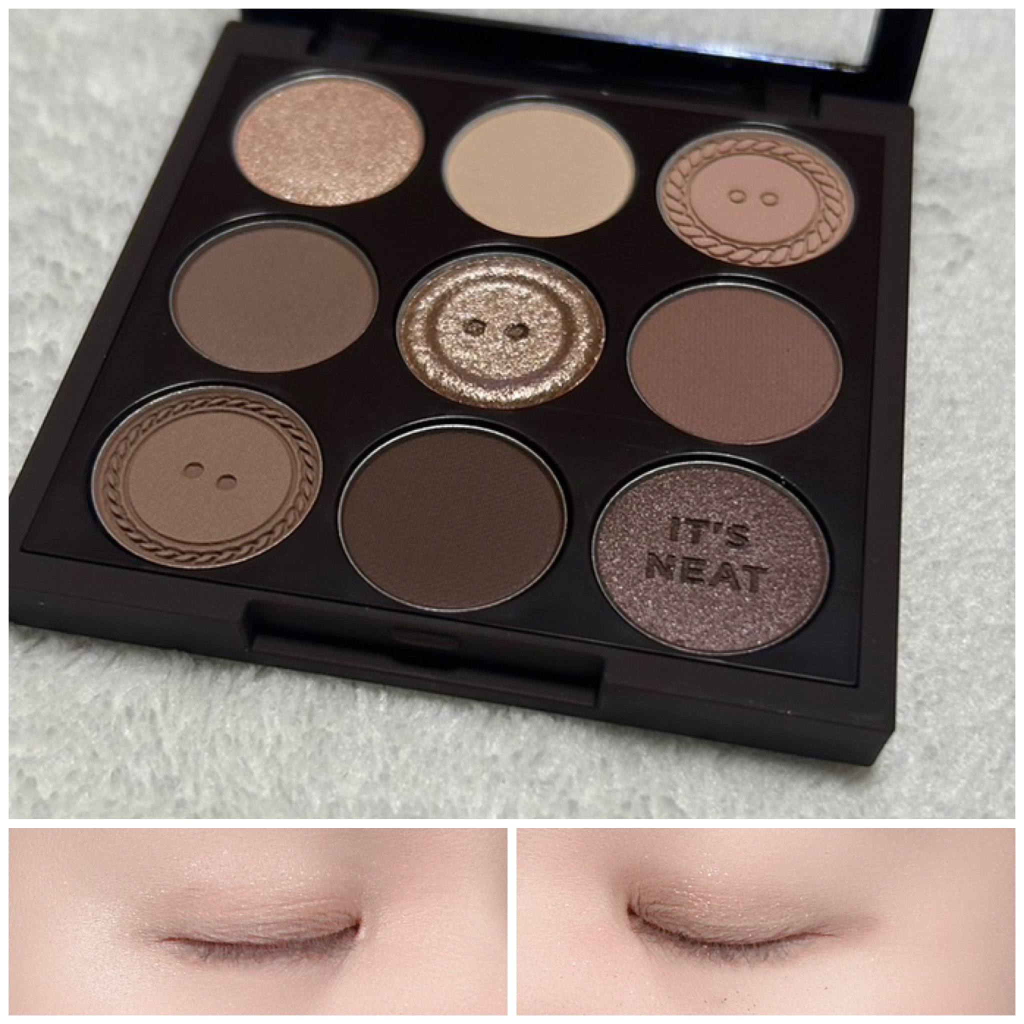 マイフェイブムードアイパレット 9カラー/HOLIKA HOLIKA/アイシャドウパレットを使ったクチコミ（3枚目）