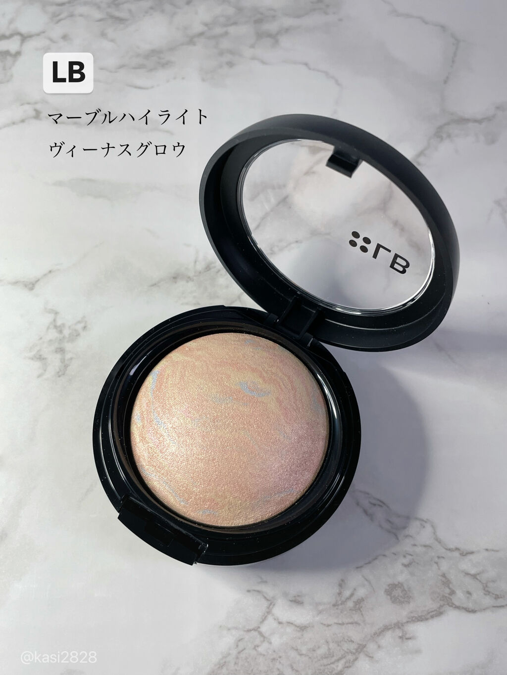 マーブルハイライター/LB/パウダーチークを使ったクチコミ（1枚目）