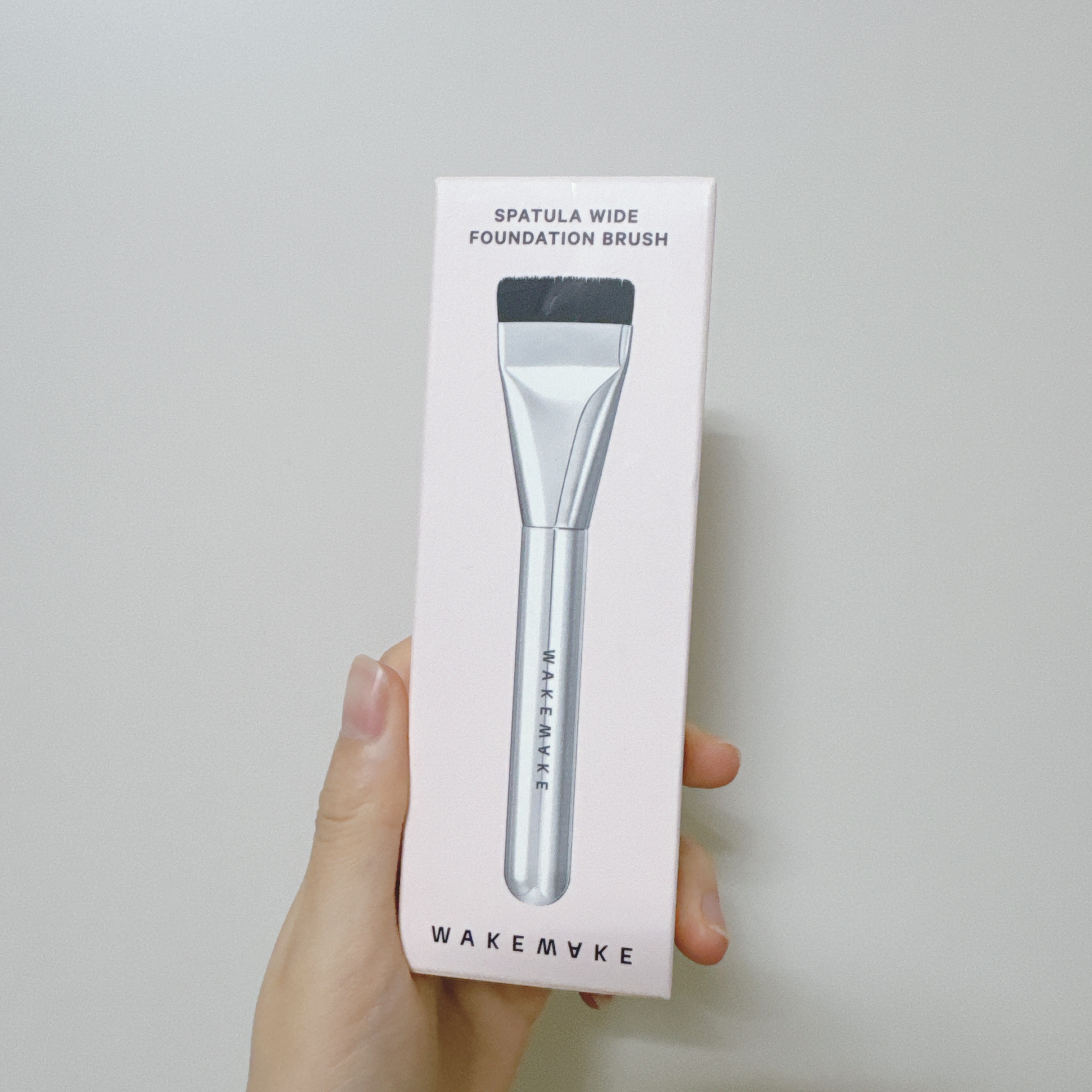 Spatula Wide Foundation Brush/wakemake/メイクブラシを使ったクチコミ（1枚目）