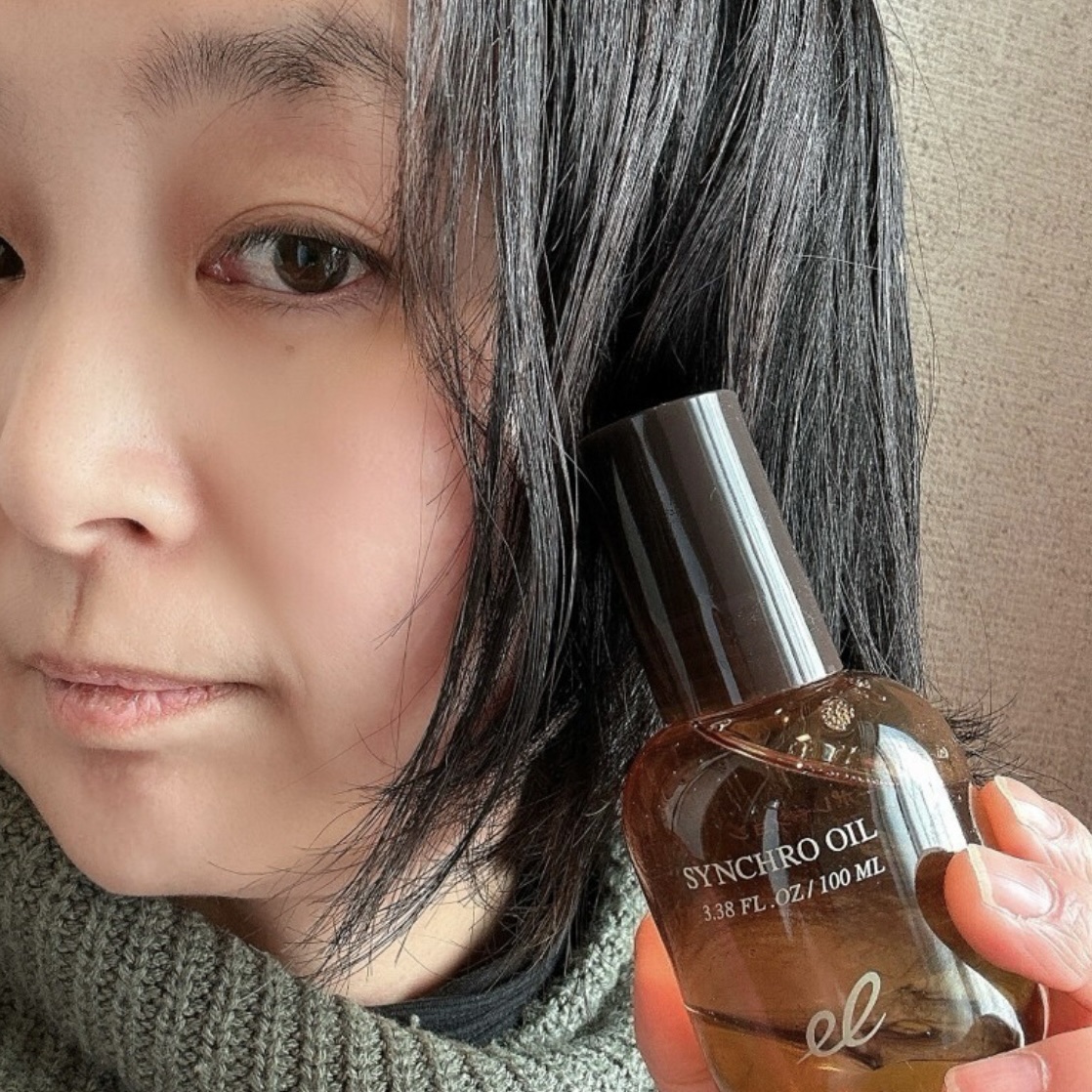シンクロオイル/ELECTRON/ヘアオイルを使ったクチコミ（3枚目）