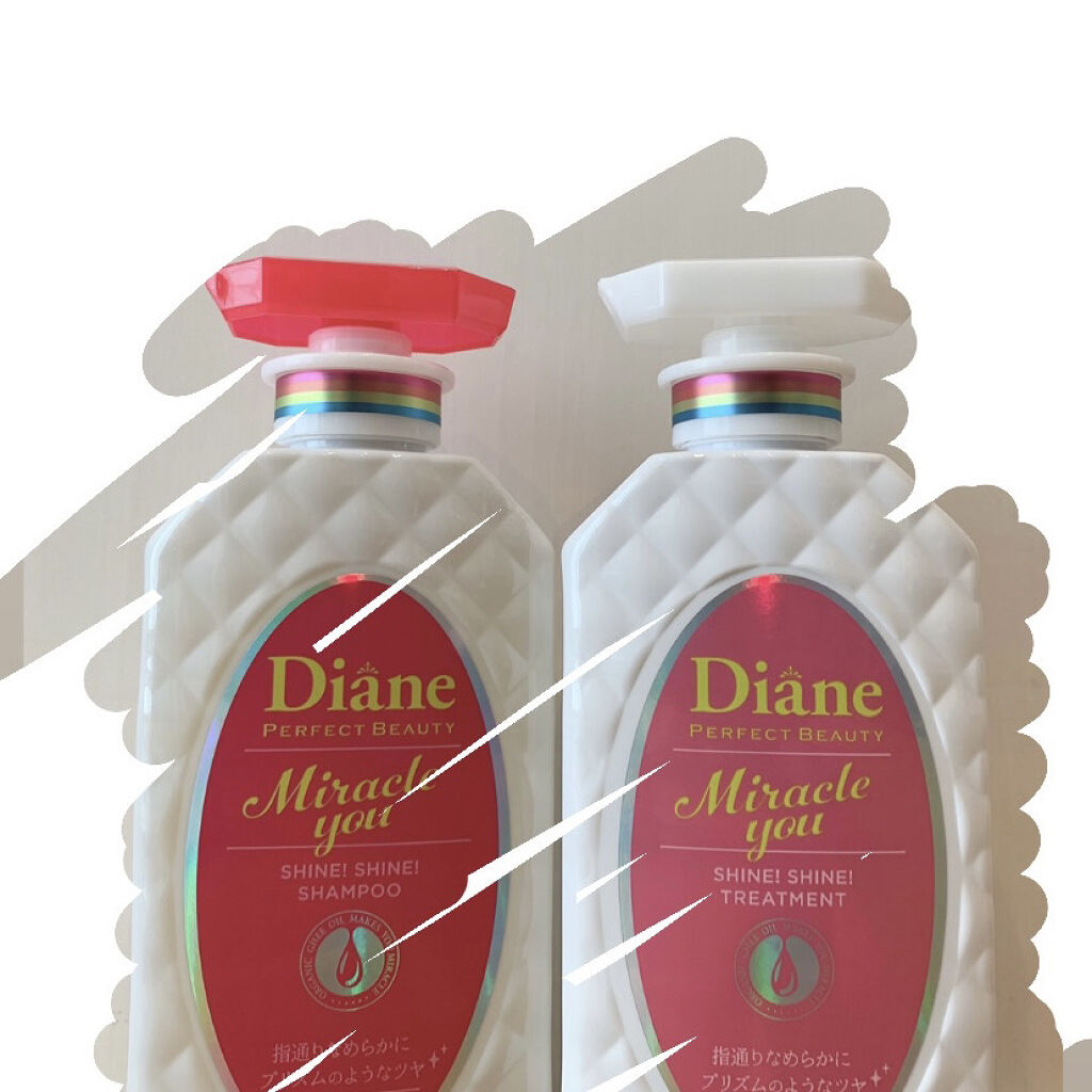 シャインシャイン/シャンプー＆トリートメント/ダイアン/市販シャンプーを使ったクチコミ（1枚目）