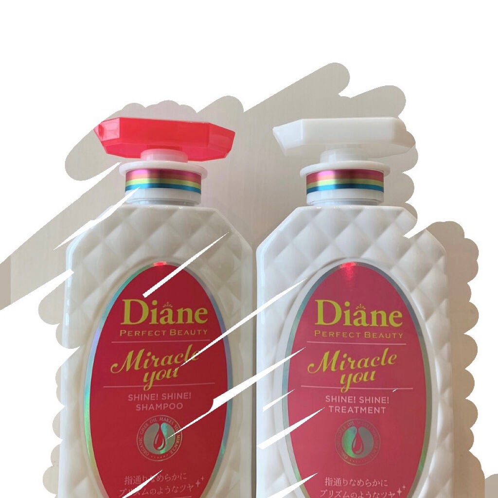 シャインシャイン/シャンプー&トリートメント/ダイアン/市販シャンプーを使ったクチコミ(1枚目)