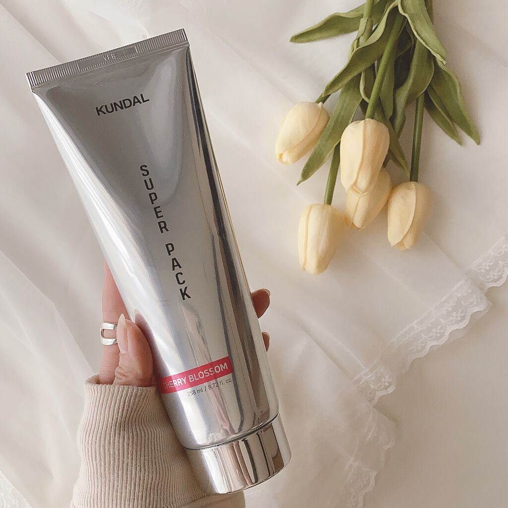 プレミアムヘアクリニックスーパーパック チェリーブラッサム Cherry Blossom/KUNDAL/ヘアマスク・ヘアパックを使ったクチコミ（1枚目）