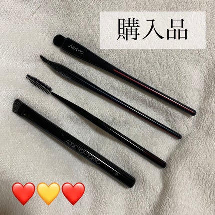 アイブロウブラシ スクリュー/ADDICTION/メイクブラシを使ったクチコミ(1枚目)