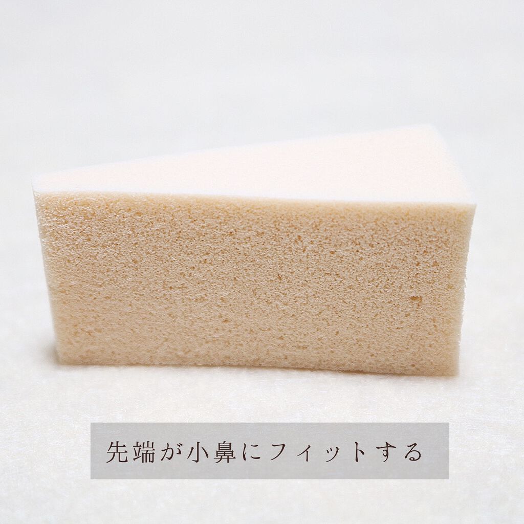 matsukiyo メイクアップスポンジ ウェッジ型/matsukiyo/パフ・スポンジを使ったクチコミ(2枚目)