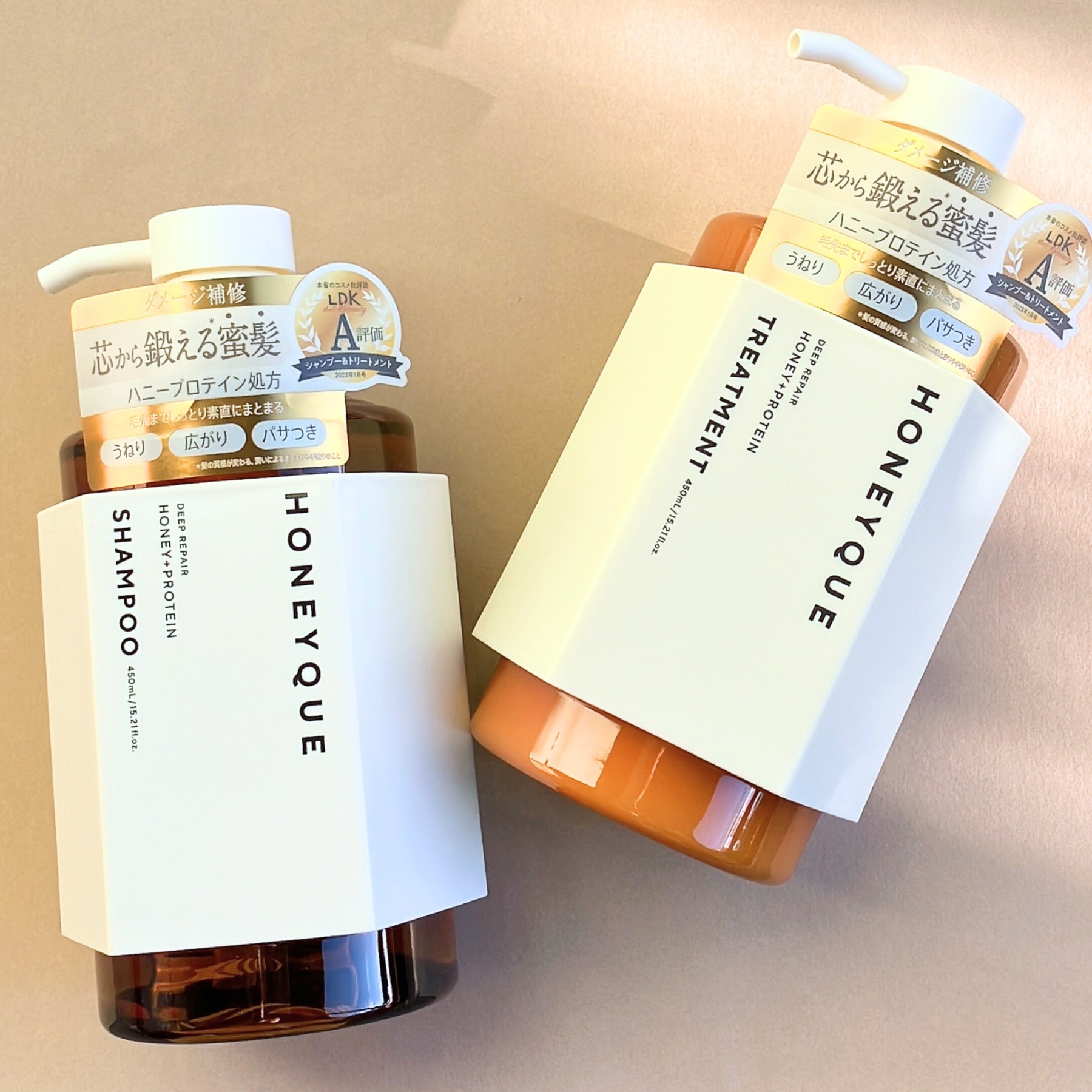 ディープリペア シャンプー モイスト／ヘアトリートメント モイスト/ハニーク/市販シャンプーを使ったクチコミ（1枚目）