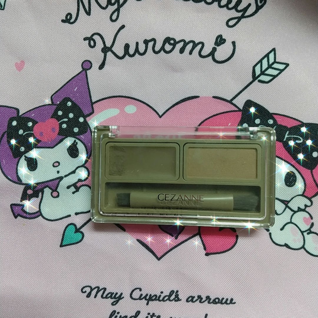 アイブロウワックス＆パウダー/CEZANNE/アイブロウを使ったクチコミ（1枚目）