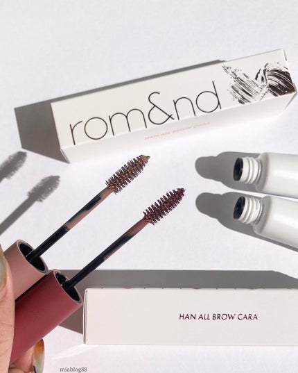 ハンオールブロウカラ/rom&nd/眉マスカラを使ったクチコミ(6枚目)