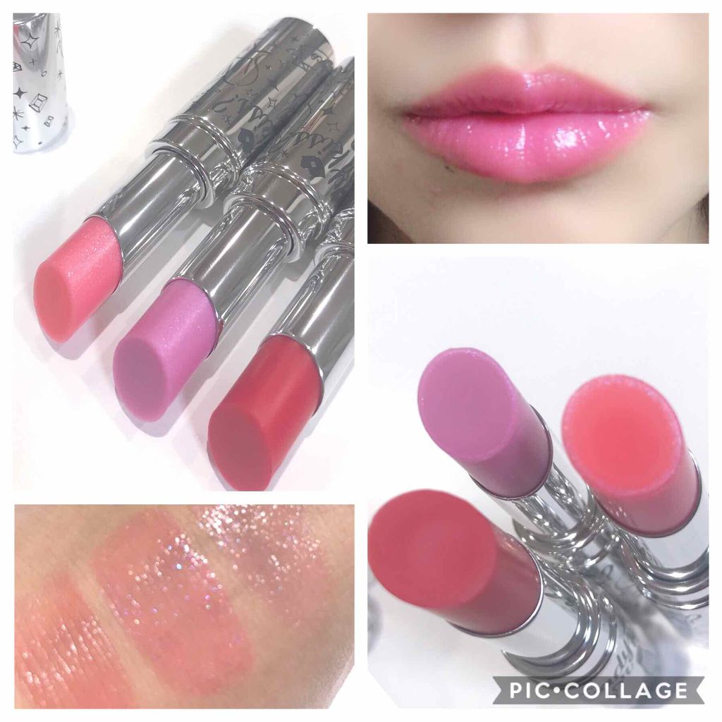 プランパーティントスティック 05 グリッターピンク/リップデコ/リップティントを使ったクチコミ（2枚目）