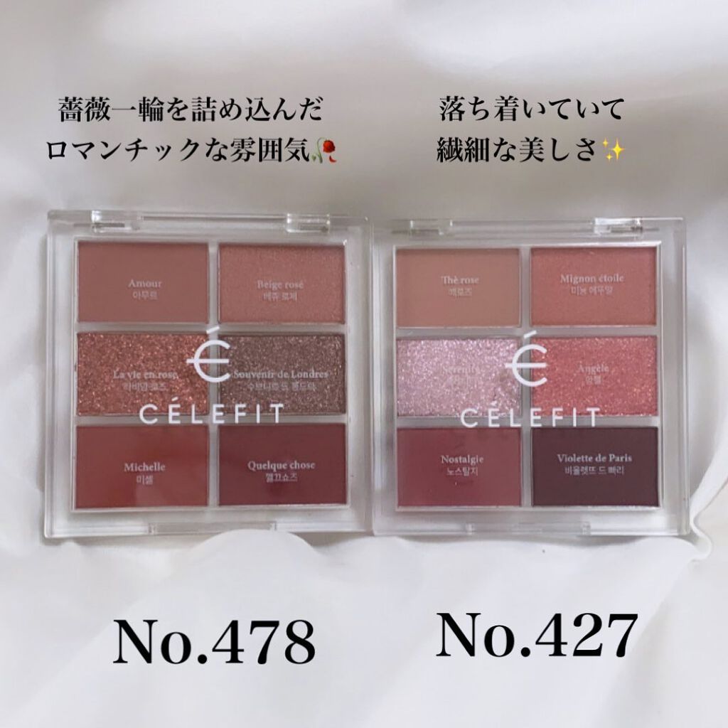 プロアイシャドウパレットセシル/CELEFIT/アイシャドウパレットを使ったクチコミ（2枚目）