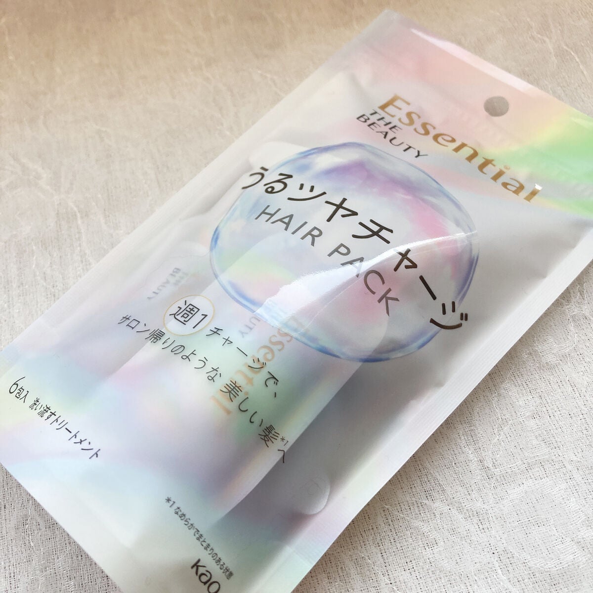 ザビューティ うるツヤチャージヘアパック/エッセンシャル/ヘアマスク・ヘアパックを使ったクチコミ(3枚目)