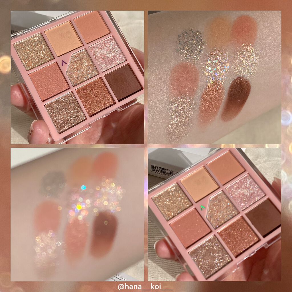 グリッターペディアアイパレット/unleashia/アイシャドウパレットを使ったクチコミ(2枚目)