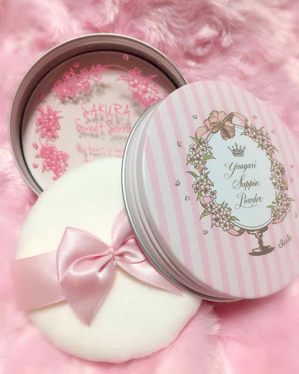 すっぴんパウダー B サクラスウィートソローの香り 2022/クラブ/プレストパウダーを使ったクチコミ(1枚目)