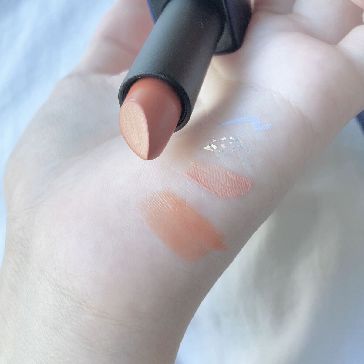 リップスティック サテンマット 02 Determine/DIDION/口紅を使ったクチコミ（3枚目）