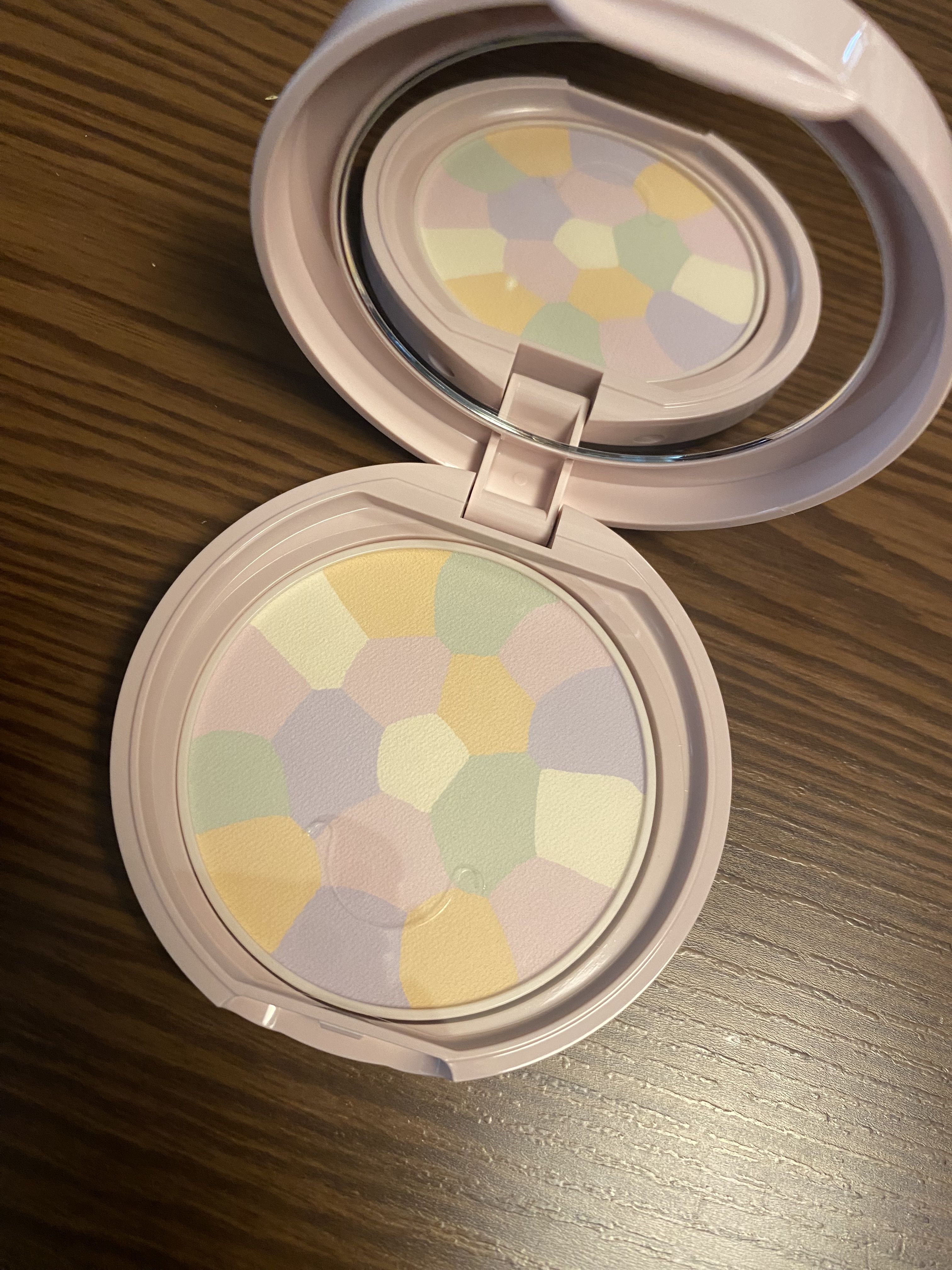 マシュマロフィニッシュパウダーブラシ くすみピンクベージュ(限定)/キャンメイク/メイクブラシを使ったクチコミ（3枚目）