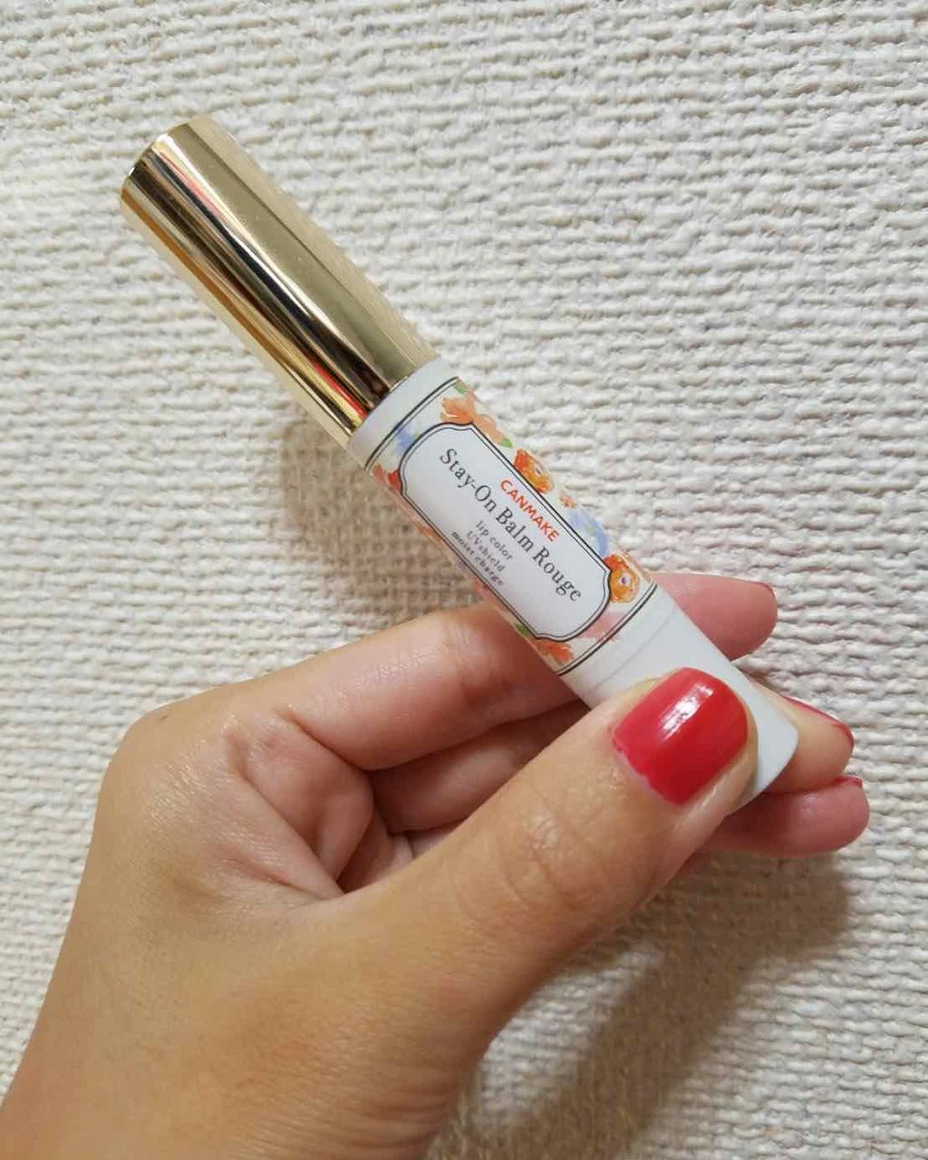 ステイオンバームルージュ/キャンメイク/口紅を使ったクチコミ（1枚目）