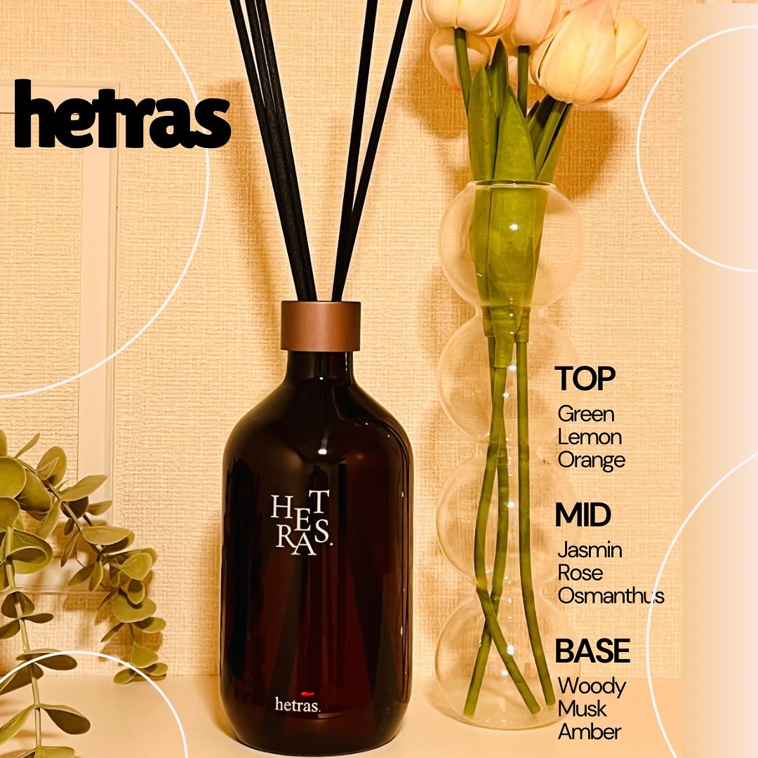 プレミアムディフューザー/hetras/ルームフレグランスを使ったクチコミ（1枚目）
