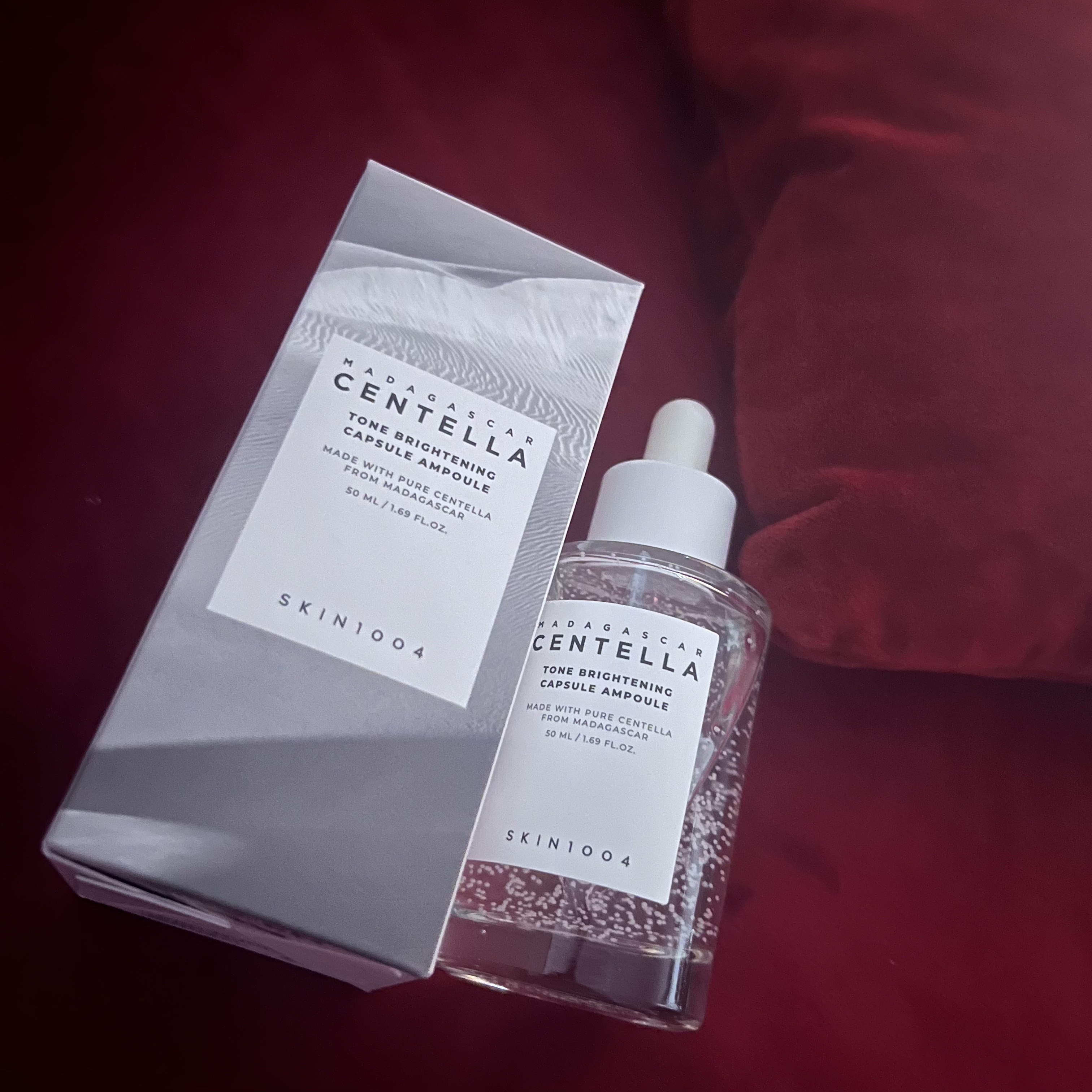 トーンブライトニング カプセルアンプル/SKIN1004/美容液を使ったクチコミ（1枚目）