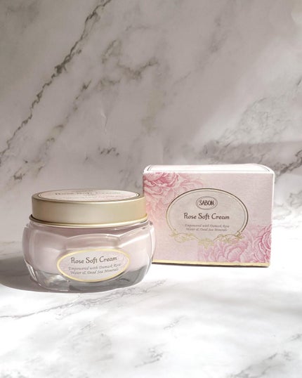 ローズソフトクリーム/SABON/フェイスクリームを使ったクチコミ(4枚目)
