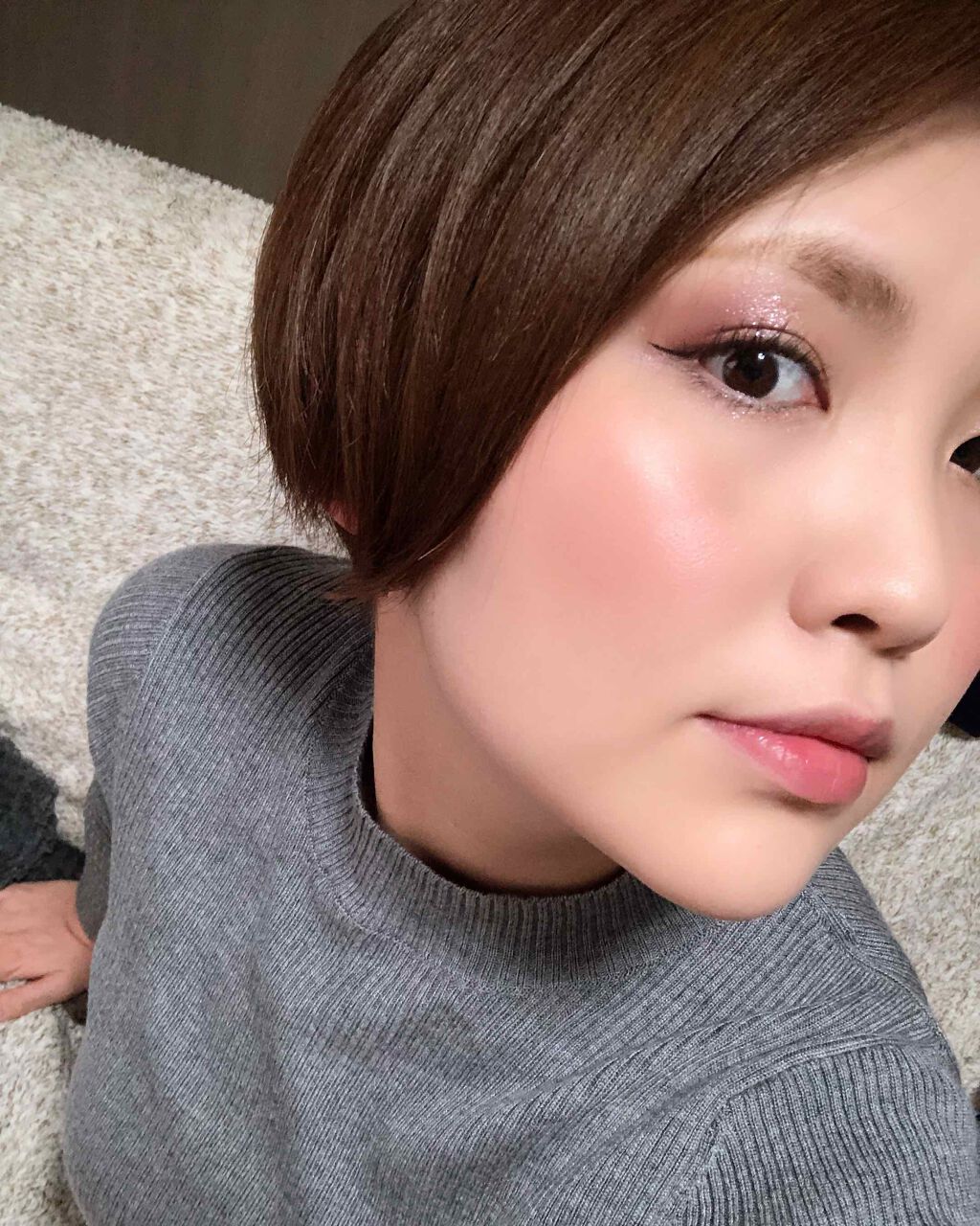 パールグロウチーク/CEZANNE/パウダーチークを使ったクチコミ（2枚目）