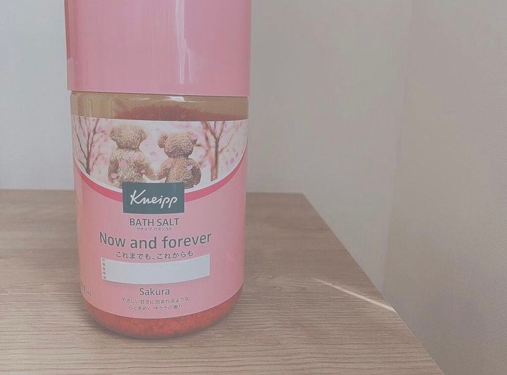 クナイプ バスソルト サクラの香り/クナイプ/無機塩系入浴剤を使ったクチコミ(1枚目)