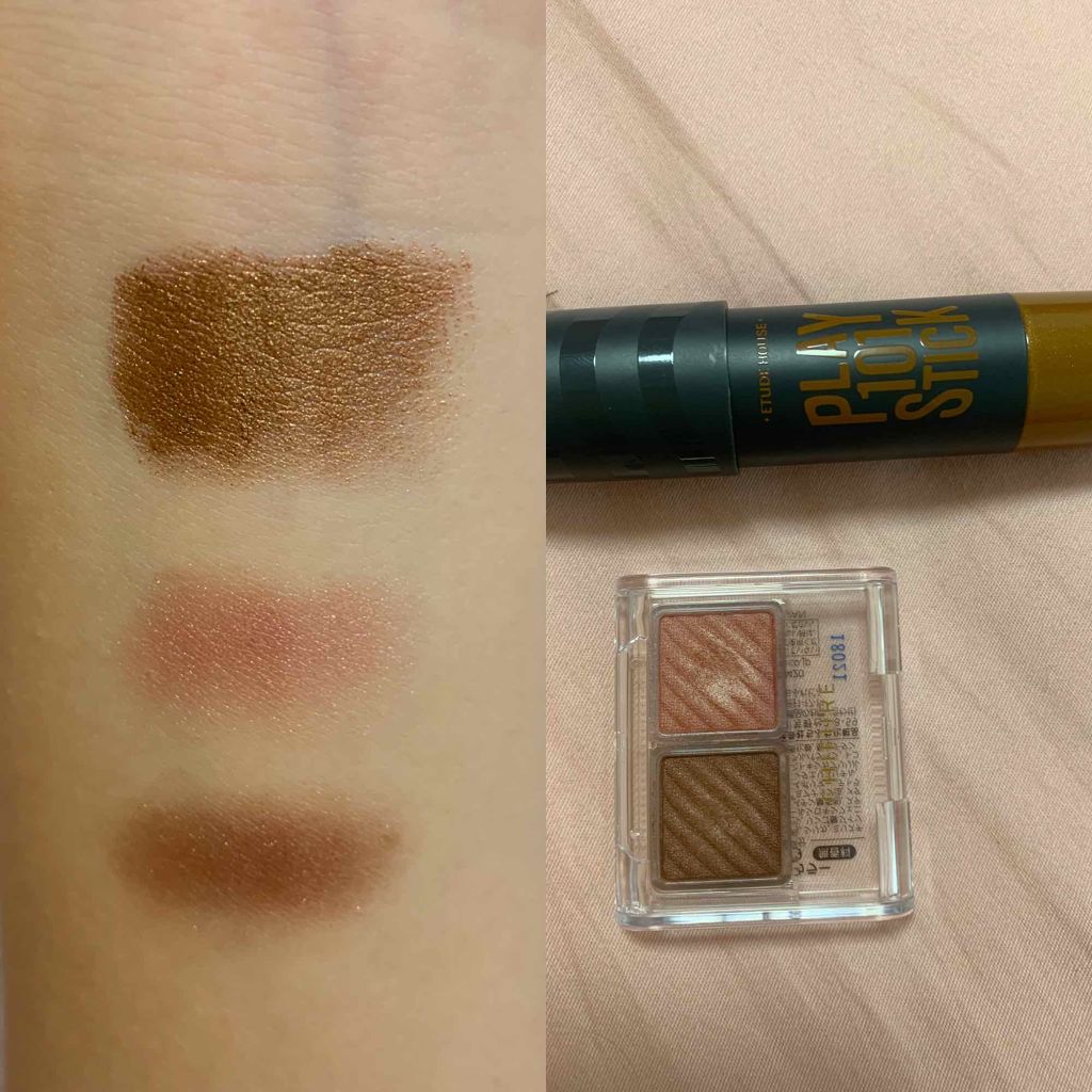 プレイ101スティック/ETUDE/ジェル・クリームチークを使ったクチコミ（2枚目）