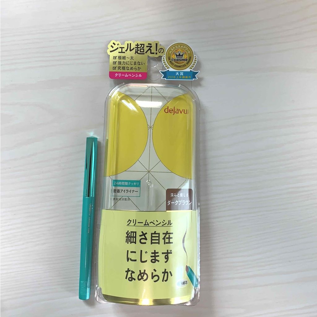 「密着アイライナー」クリームペンシル/デジャヴュ/ペンシルアイライナーを使ったクチコミ（1枚目）