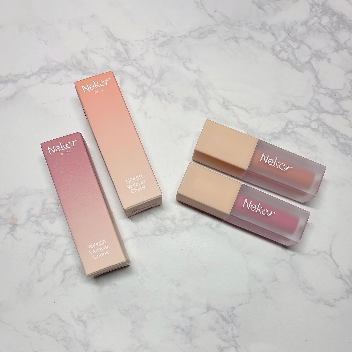 ベールレイヤーチーク/Neker /リキッドチークを使ったクチコミ（2枚目）