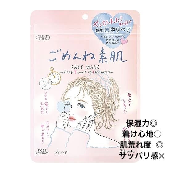 うるうるBOMBマスク/クリアターン/シートマスク・パックを使ったクチコミ(1枚目)