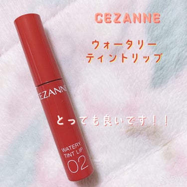 ウォータリーティントリップ/CEZANNE/口紅を使ったクチコミ（1枚目）