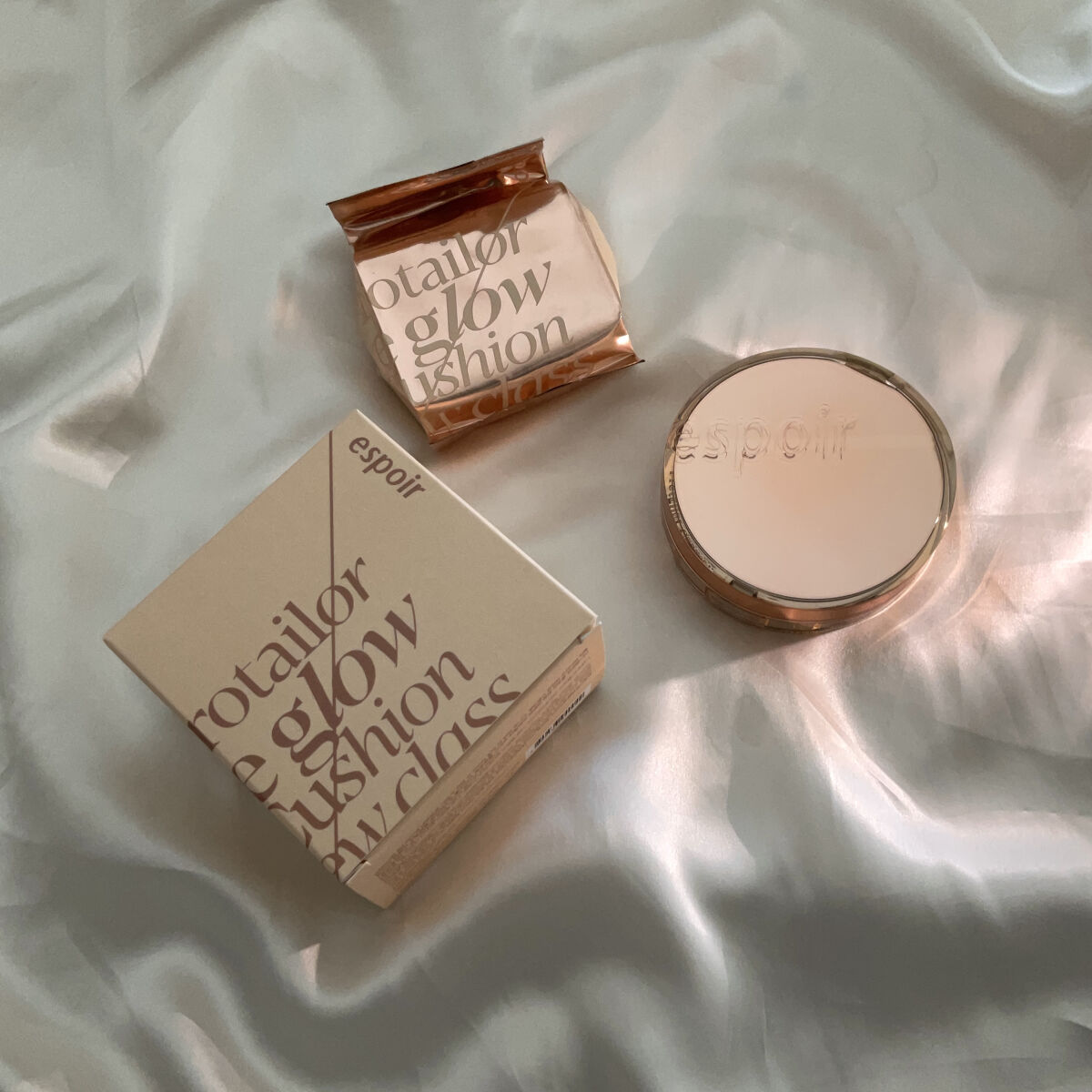 プロテーラービーグロウクッション ニュークラス/espoir/クッションファンデーションを使ったクチコミ（1枚目）