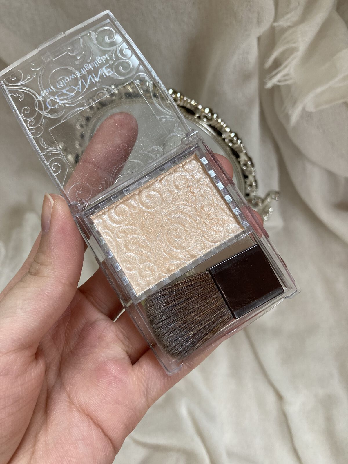 パールグロウハイライト/CEZANNE/パウダーハイライトを使ったクチコミ（2枚目）