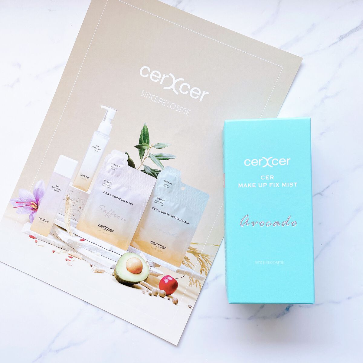 メイクアップフィックスミスト/cerXcer/フィックスミストを使ったクチコミ(1枚目)