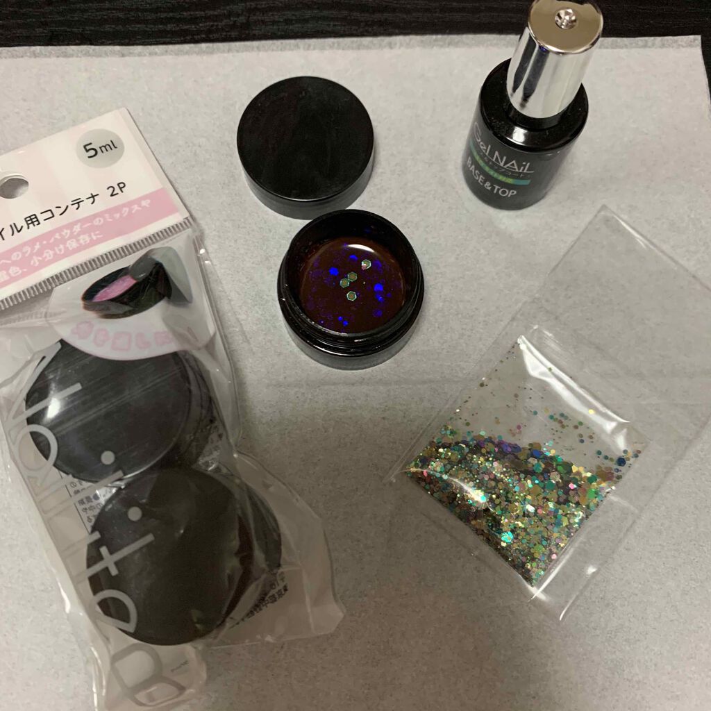 ジェルネイル(ライト対応)/セリア/ジェルネイルを使ったクチコミ(2枚目)