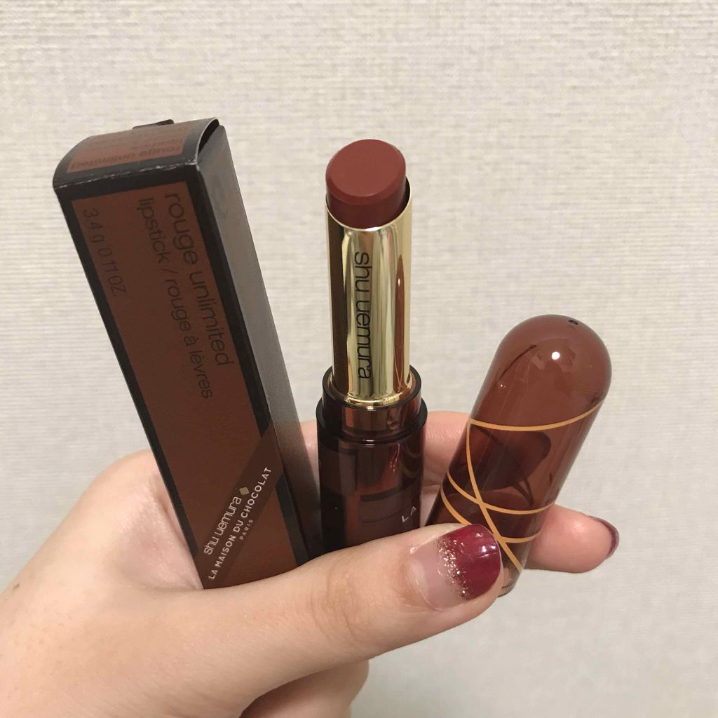 ルージュ アンリミテッド/shu uemura/口紅を使ったクチコミ（1枚目）