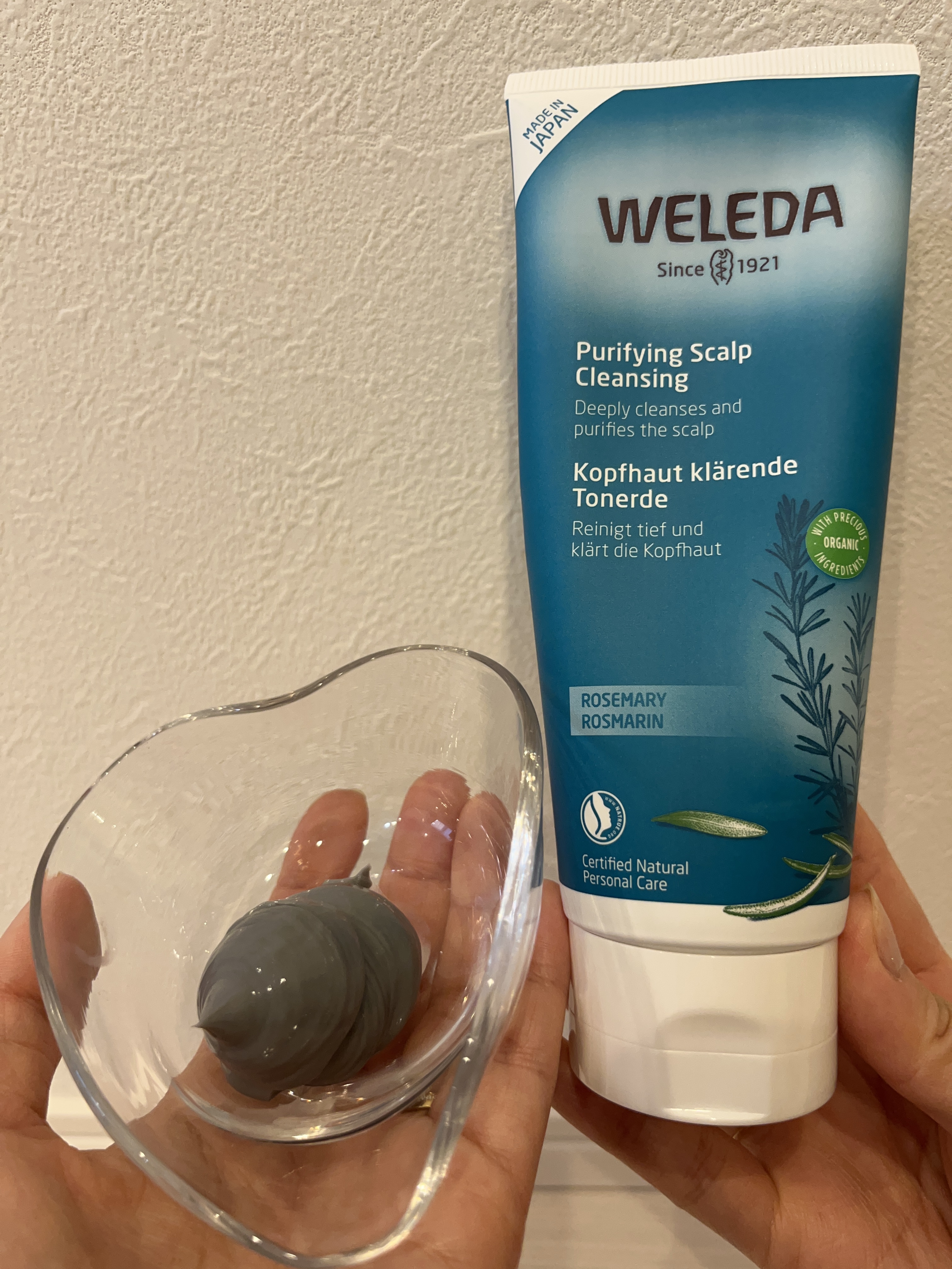 ローズマリー スカルプクレンジング/WELEDA/頭皮クレンジングを使ったクチコミ（3枚目）