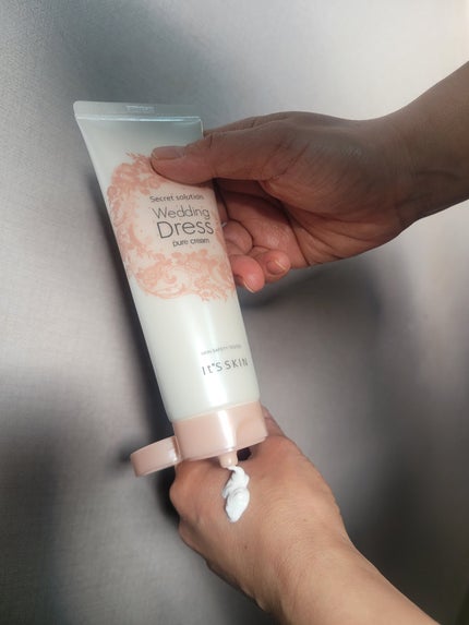 シークレットソルーションウェディングドレスピュアクリーム/It's skin/フェイスクリームを使ったクチコミ(2枚目)