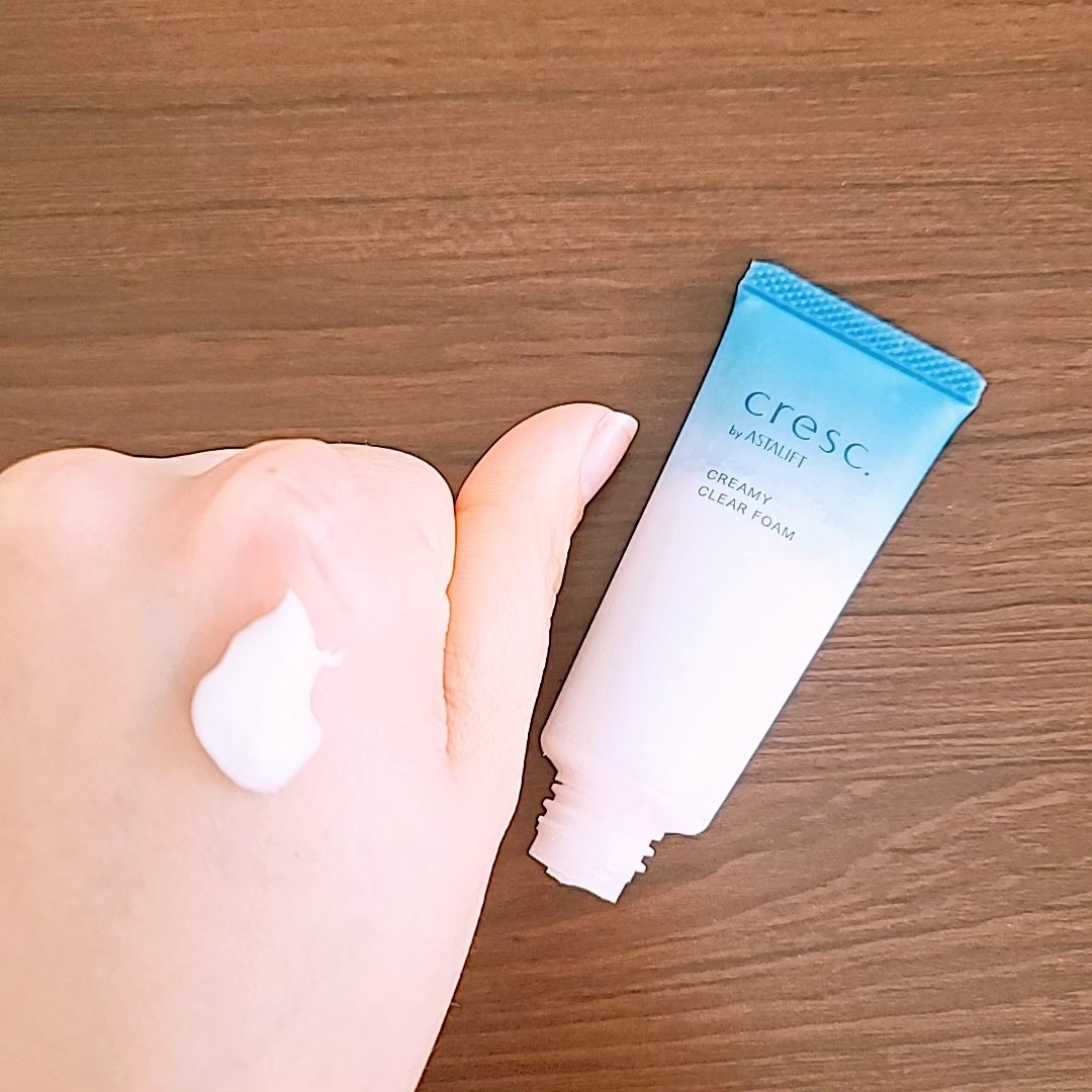 クリーミー クリアフォーム/cresc. by ASTALIFT/洗顔フォームを使ったクチコミ（1枚目）
