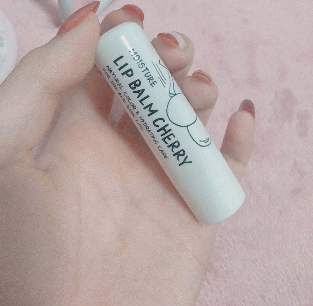 モイスチャーリップバーム チェリー/VT/リップバームを使ったクチコミ(1枚目)