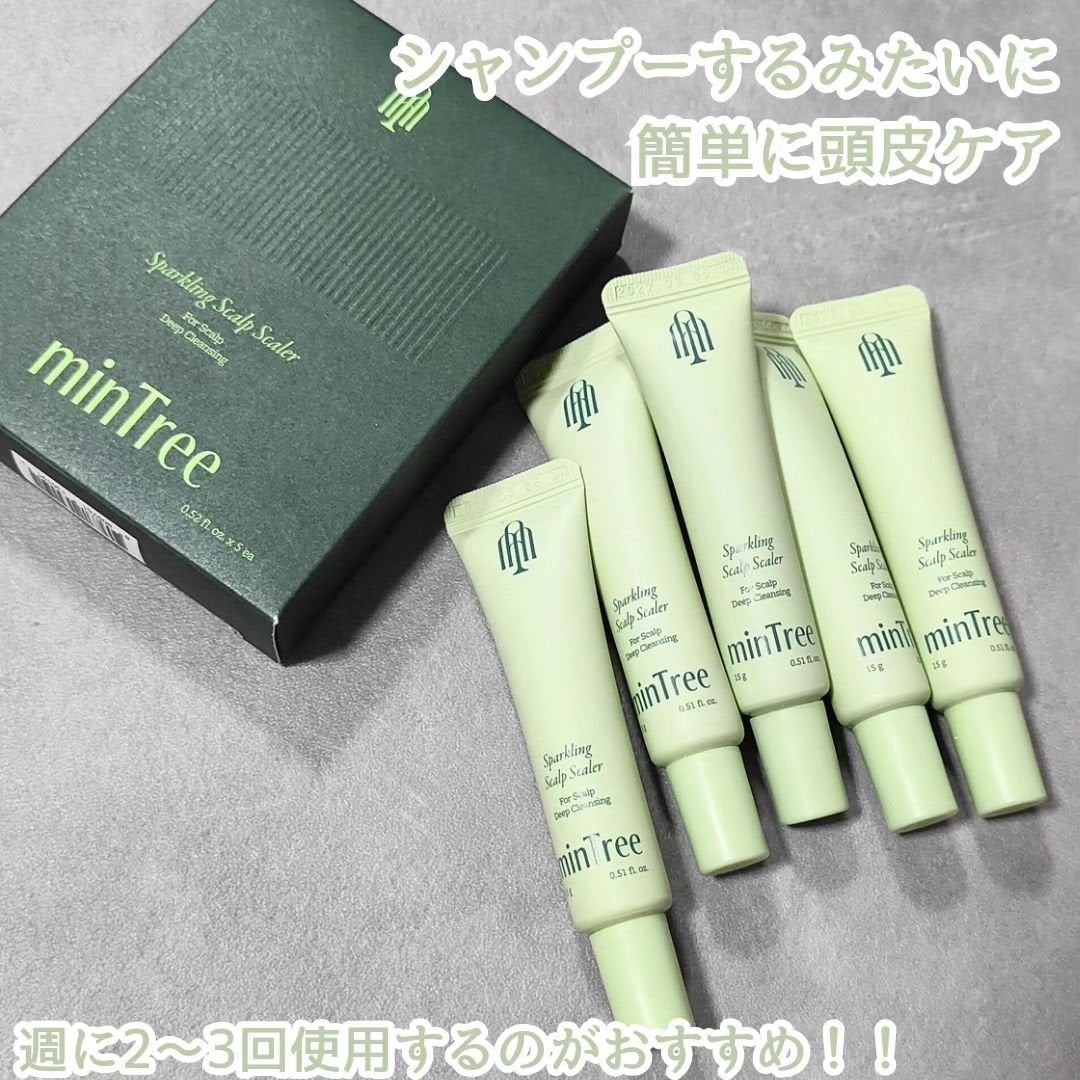 スパークリングスカルプスケーラー/ミンツリー/頭皮ケアを使ったクチコミ(4枚目)